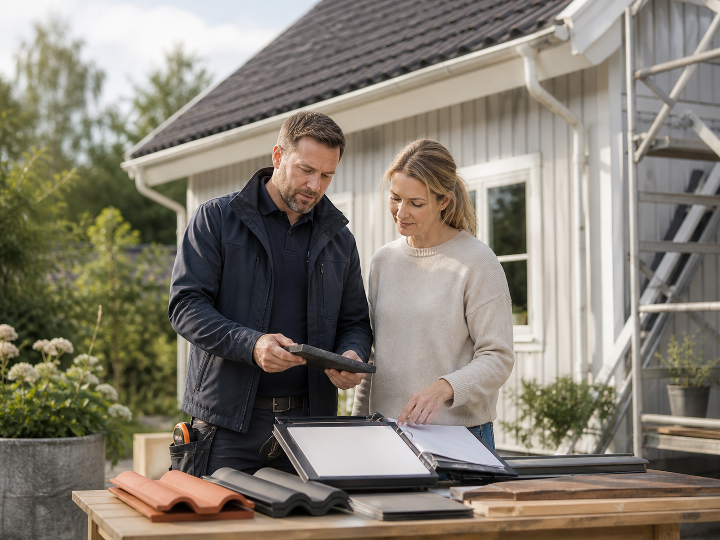 Byta tak Stockholm: kostnad, material och smart planering