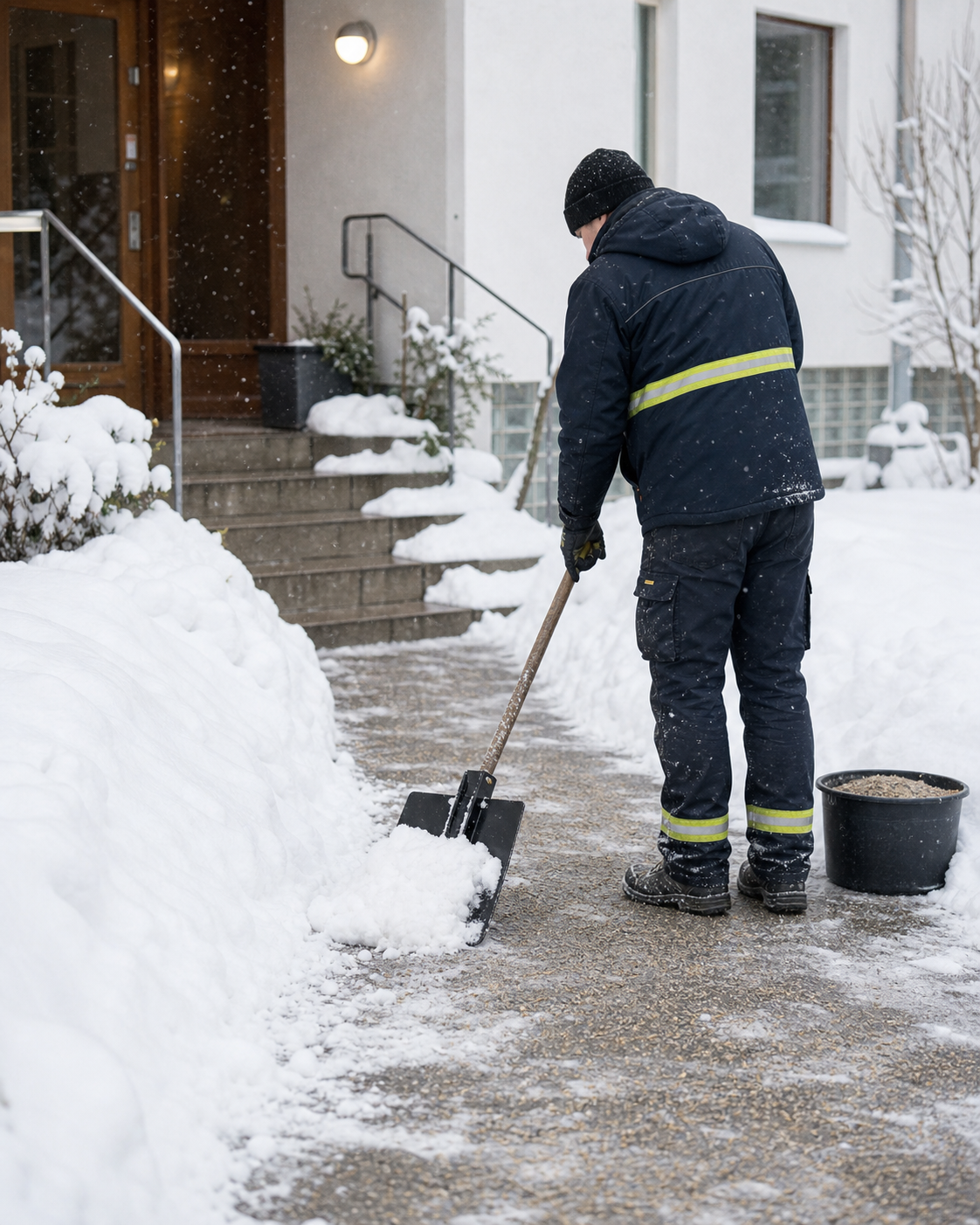 Vinterunderhåll och säker entré